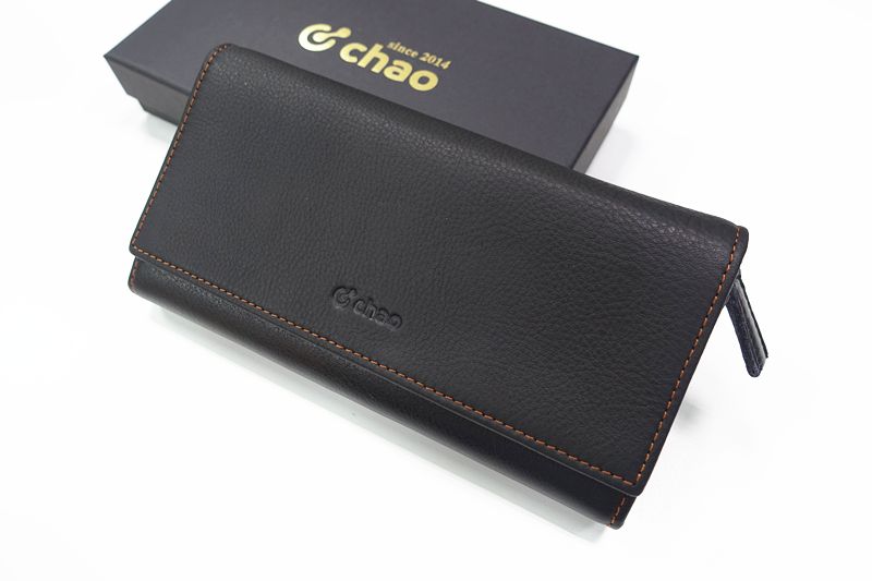 CHAO - 多功能三折大容量長夾 / 2色 （ 可放入 i Phone Xs ）