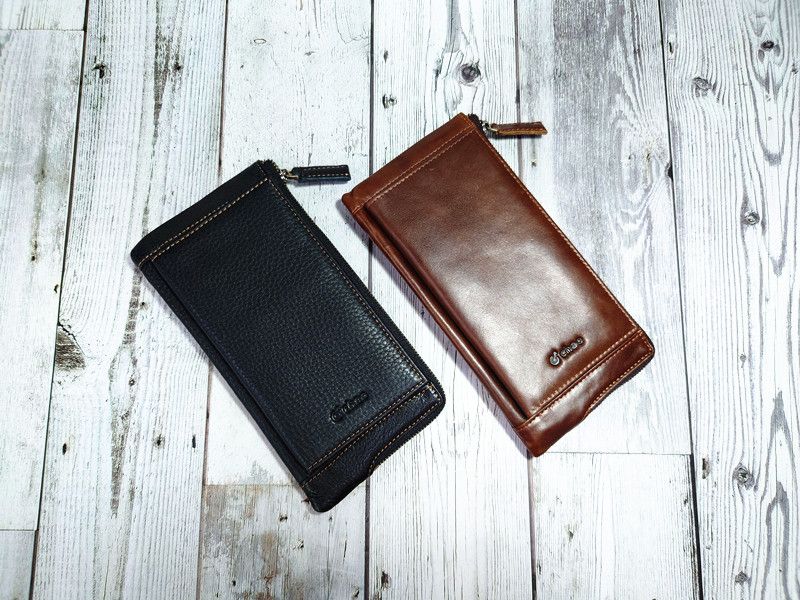 大容量真皮長款皮夾手機包 │ Large-capacity Real leather long wallet phone