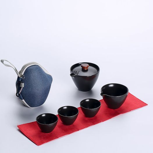 陶瓷旅行功夫茶具7件套組