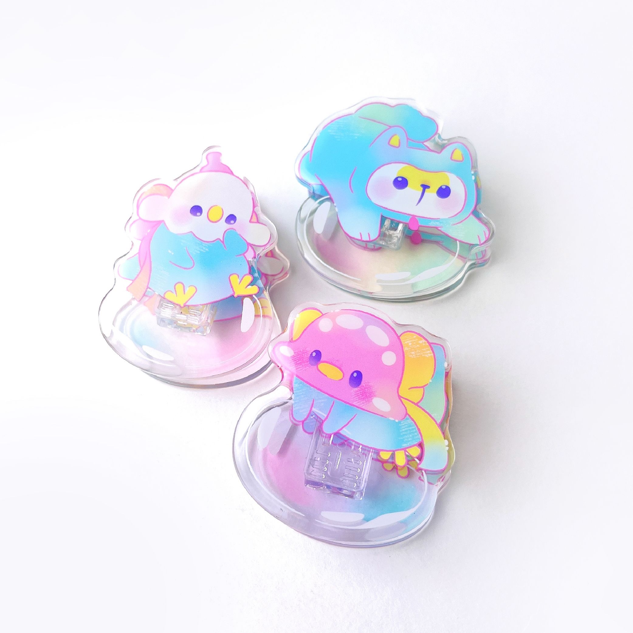 Mobell | 泡泡滴膠夾子