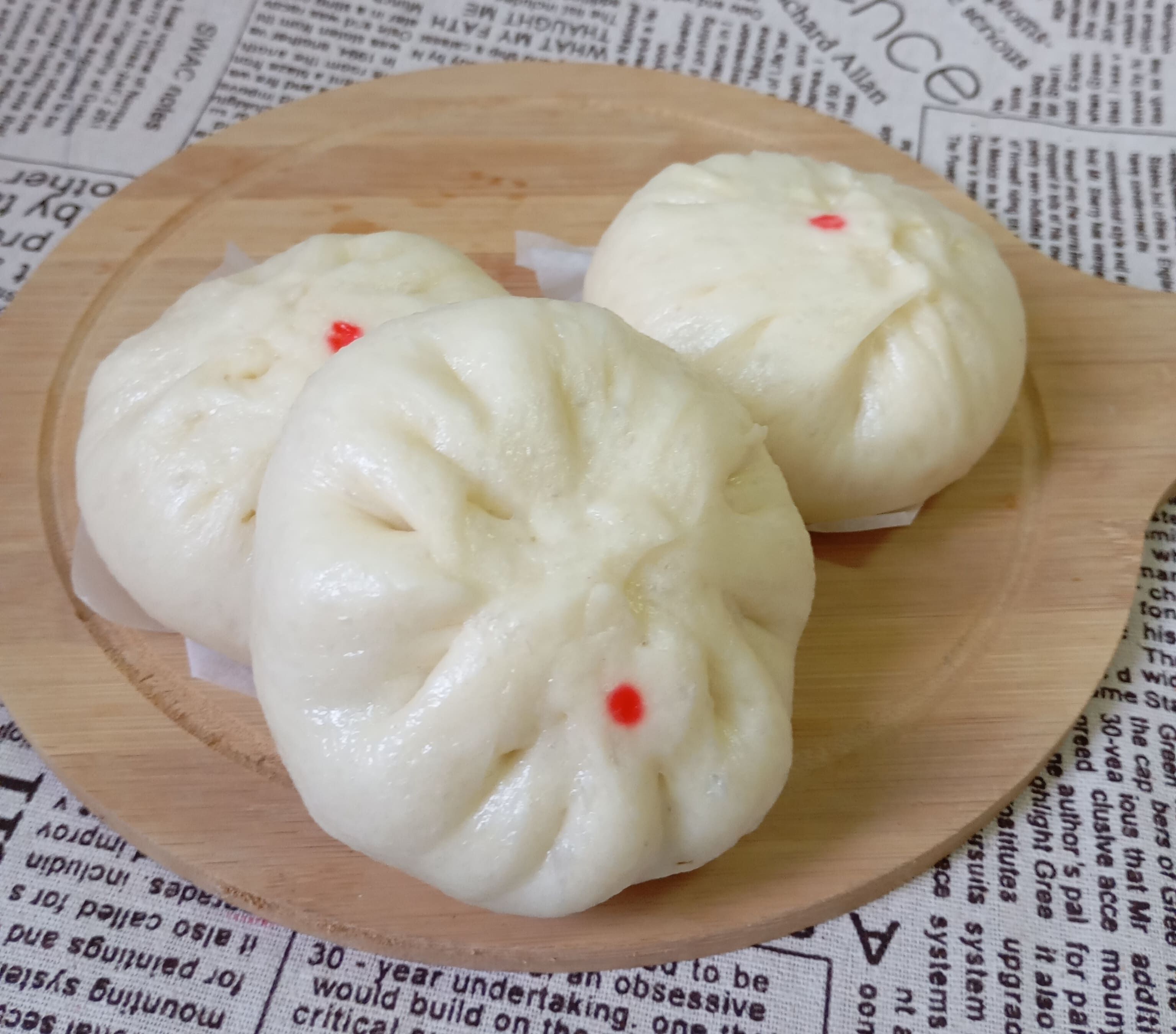 手工饅頭菜包請選口味