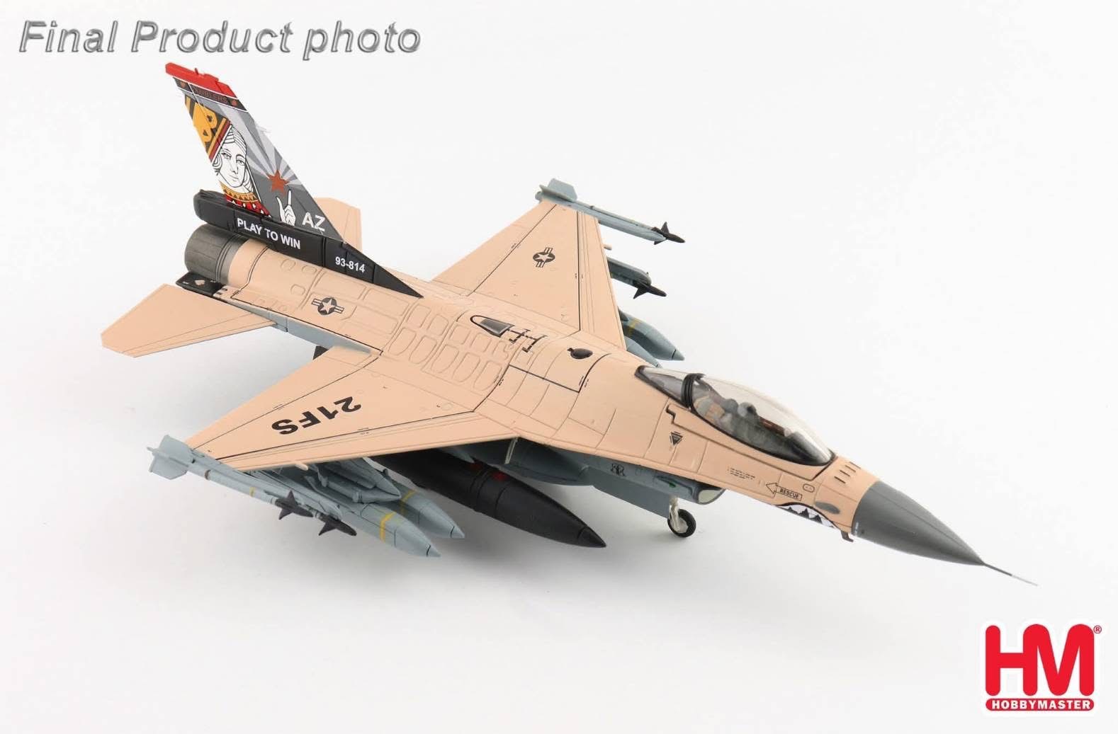 1/72 HM F-16AM 駐美21中隊Play To Win彩繪機