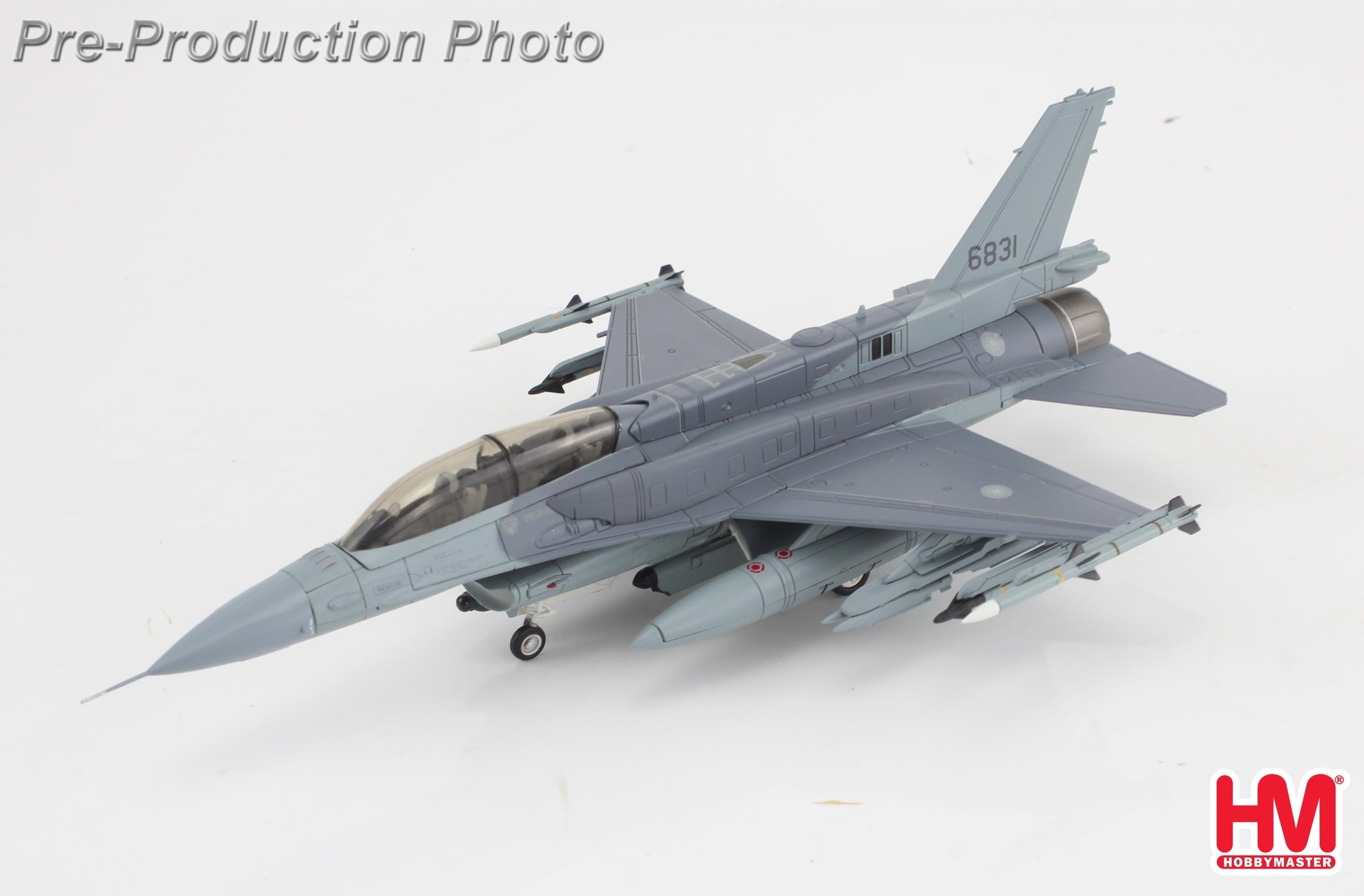 1/72 中華民國空軍F-16D Block70 6831首架試飛雙座