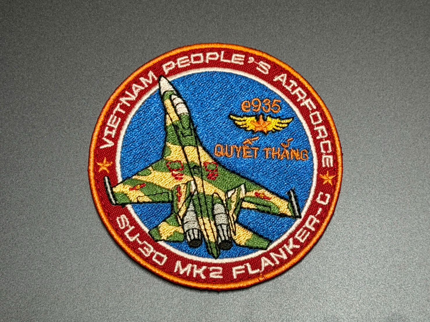 現貨 越南空軍第935團Su-30MK2 FLANKER-C 臂章