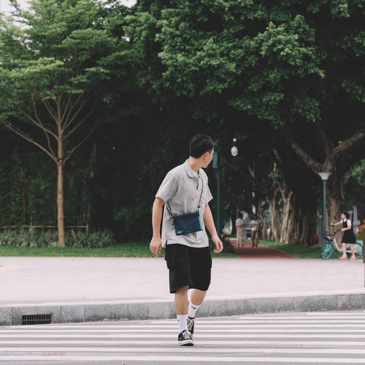 Zakka OD 輕便綁繩胸包