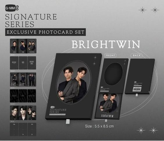 【絕版】[GMMTV]BRIGHTWIN SIGNATURE SERIES PHOTOCARD SET小卡組