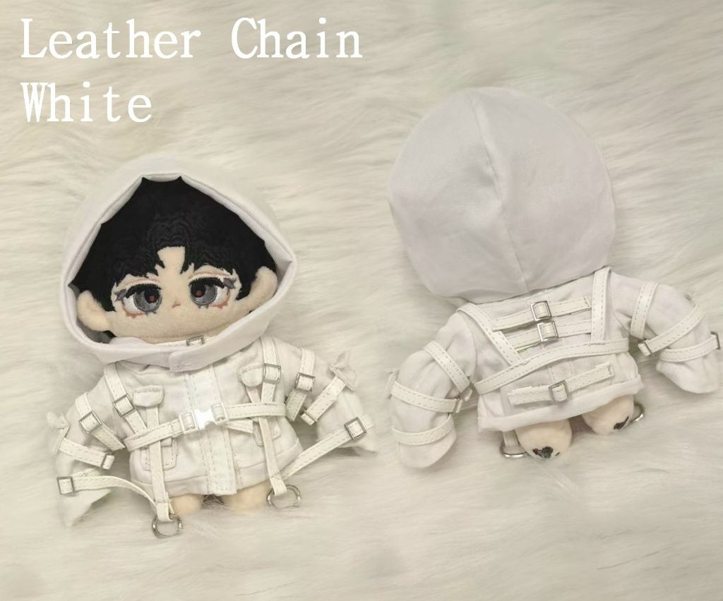 10公分Leather Chain Black ＆ White