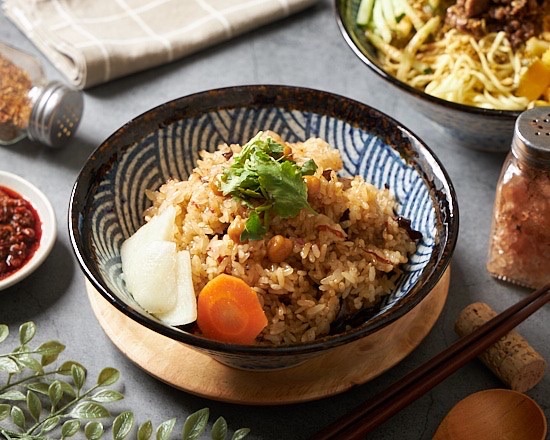 麻薑蔬食油飯