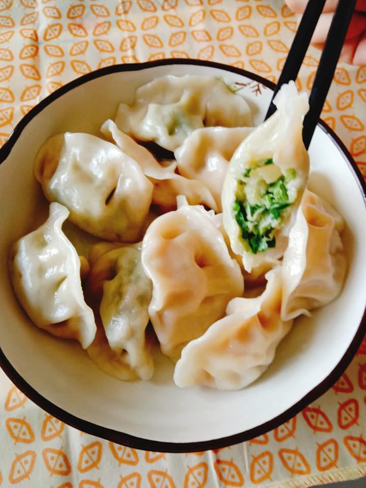 蔥豬肉水餃