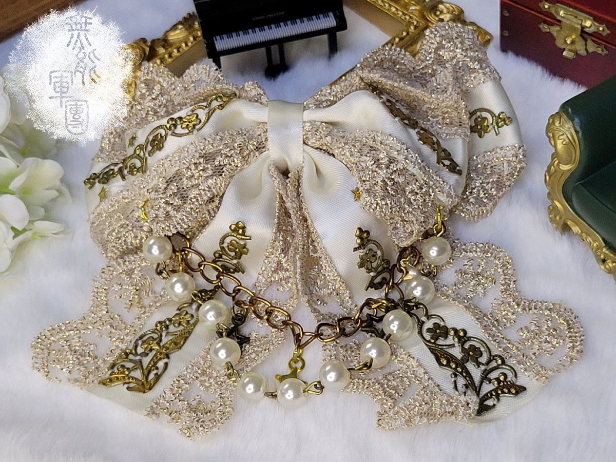 珍珠兔-華麗款占星貓大邊夾生成色