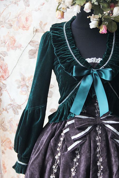 嬰梵塔-金絲絨貝殼衫-綠XL