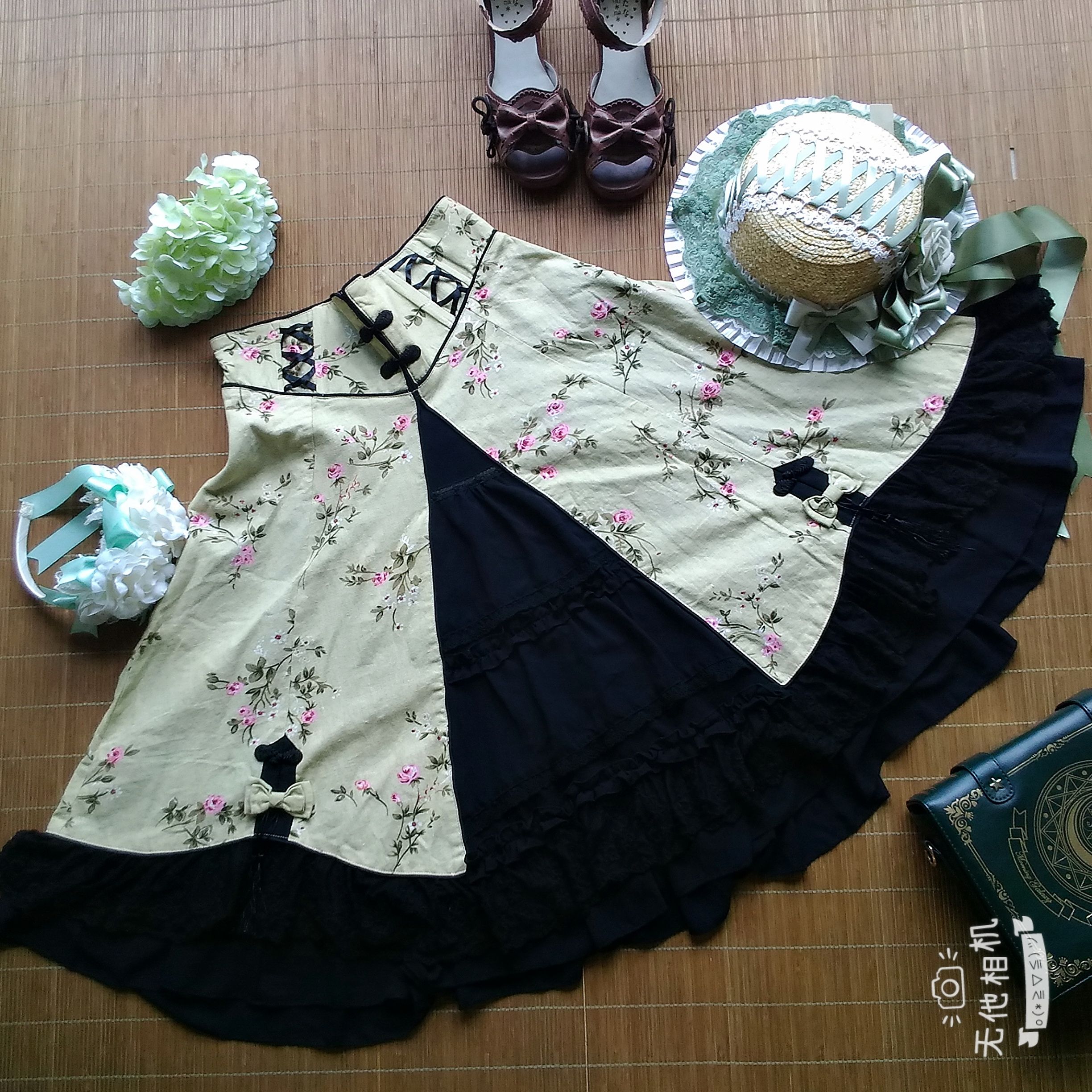 【The dream of Alice】朵朵家-浮生系列中華風高腰SK來料