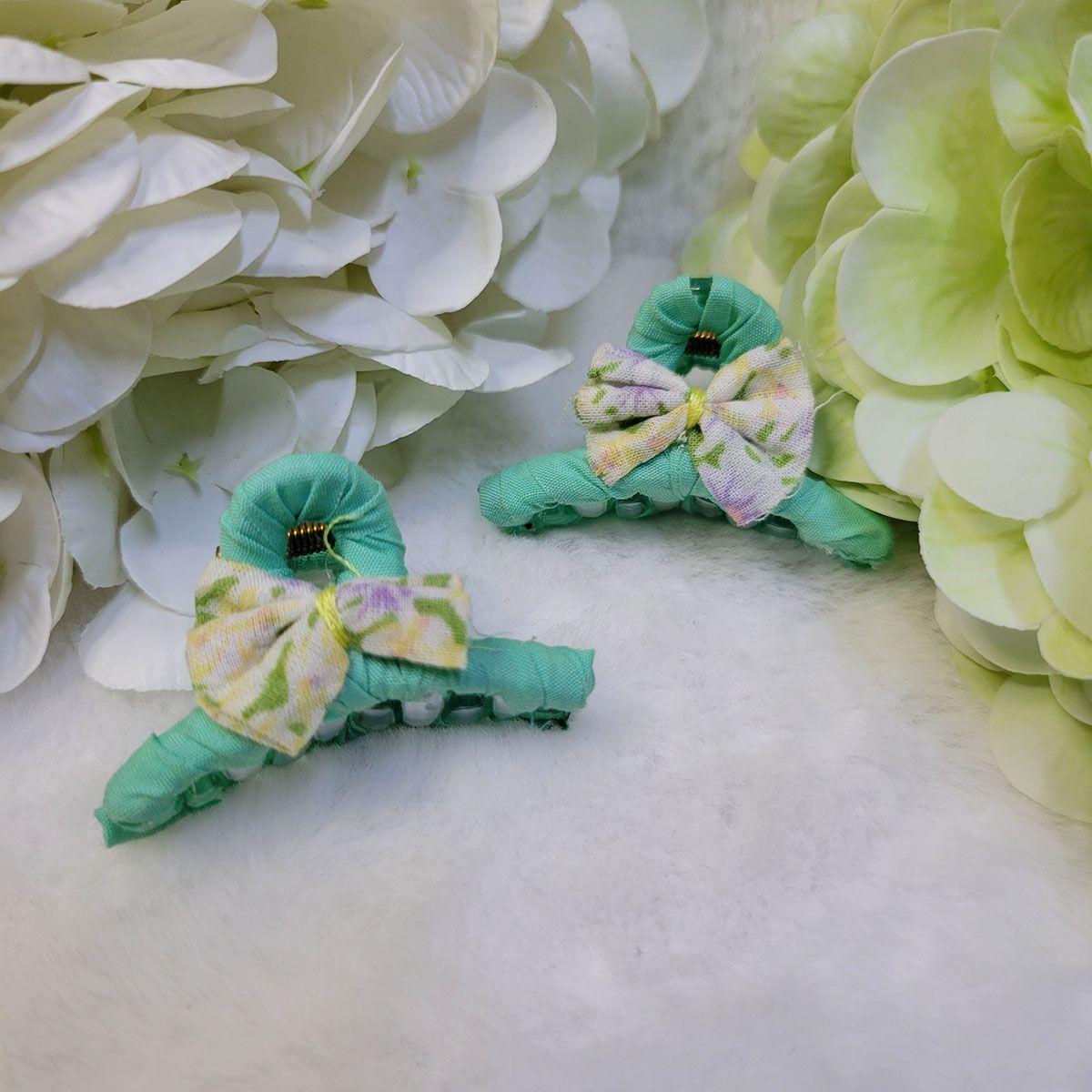 薄荷綠迷你鯊魚夾（單只販售）