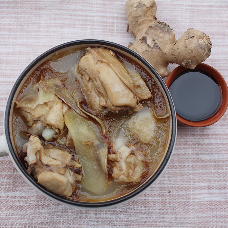 麻油雞白湯
