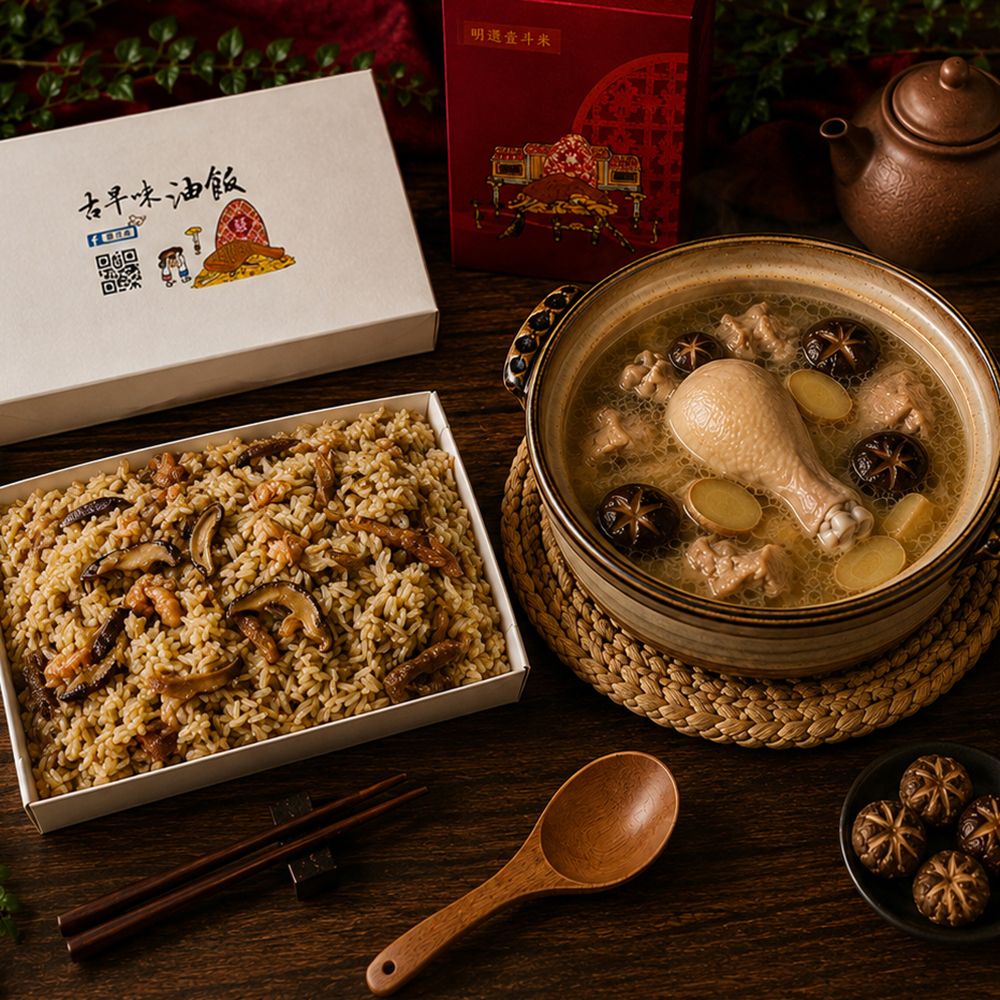 1+1雞湯油飯組