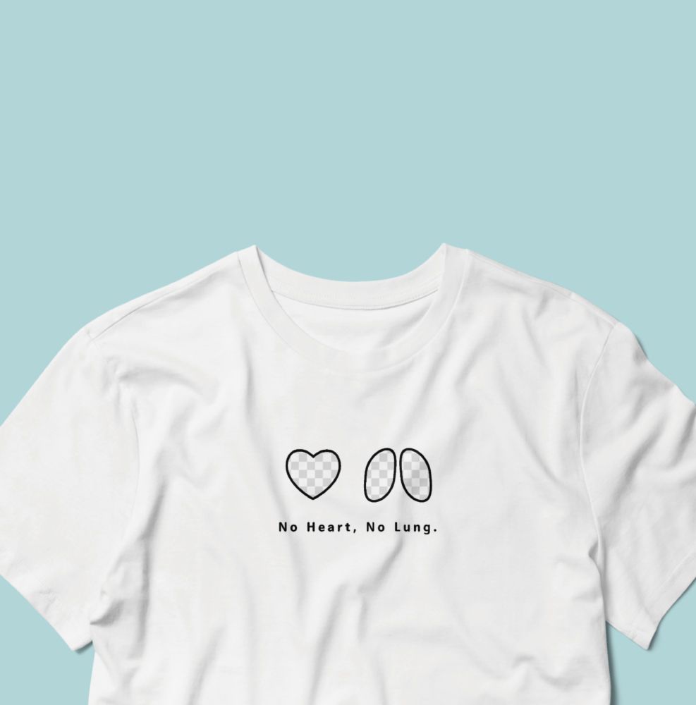 【沒心沒肺T-shirt】穿上它就是昭告世界・我超壞別惹我