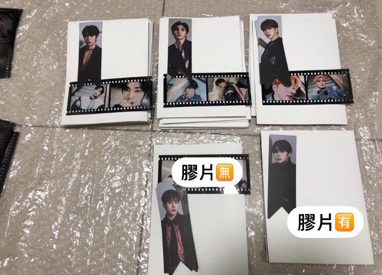 膠片/書籤/海報  （需滿$90或跟卡or專輯一起才出）