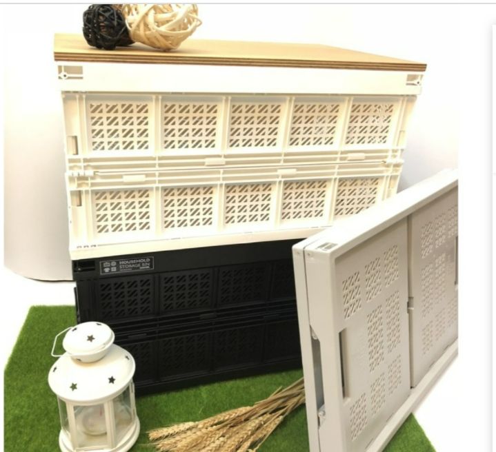 樹德百麗 FB-5336摺疊箱+木板折疊收納箱 露營收納