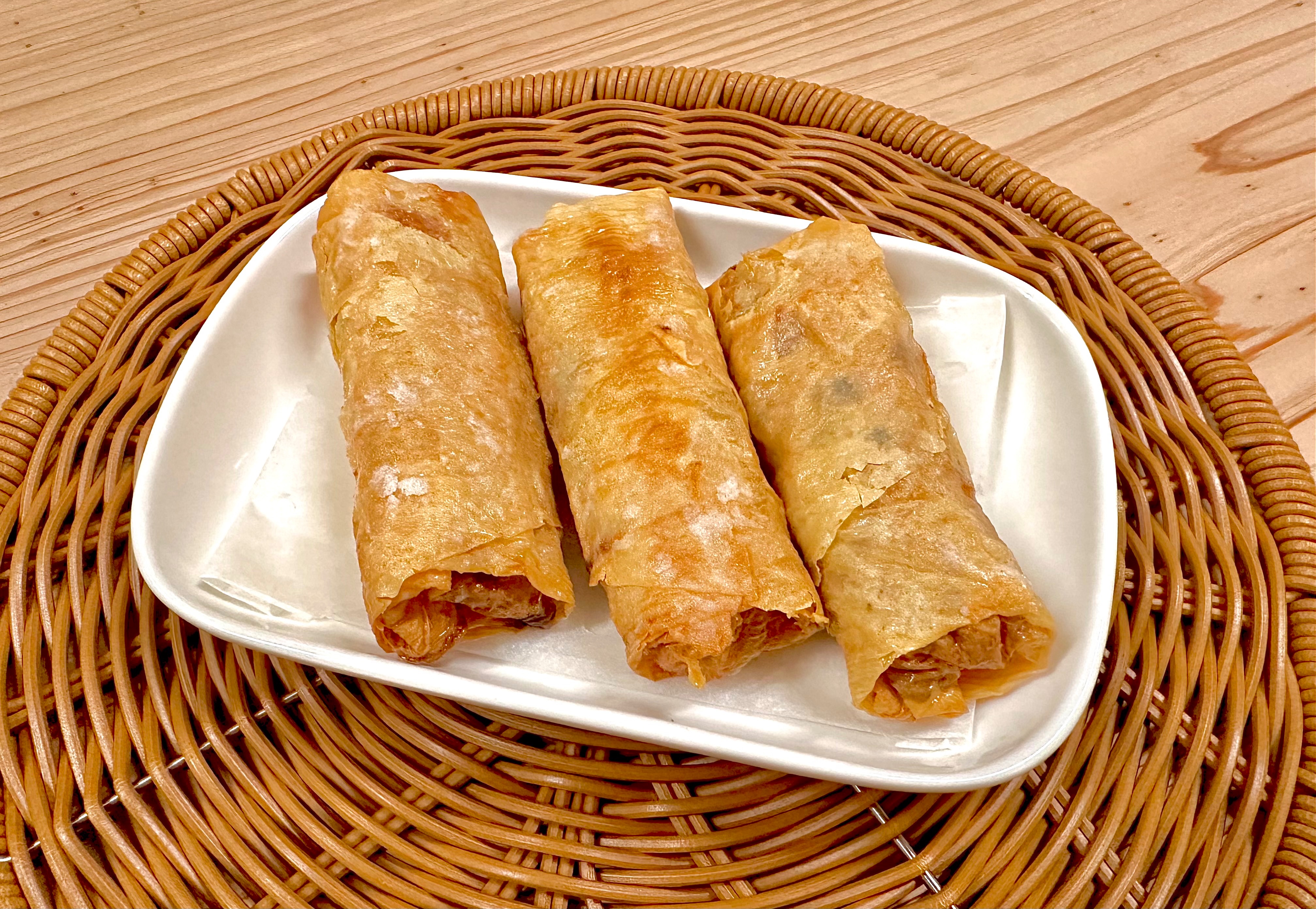 🔶鮮蝦腐皮捲 （6條 ）/盒（台灣豬）