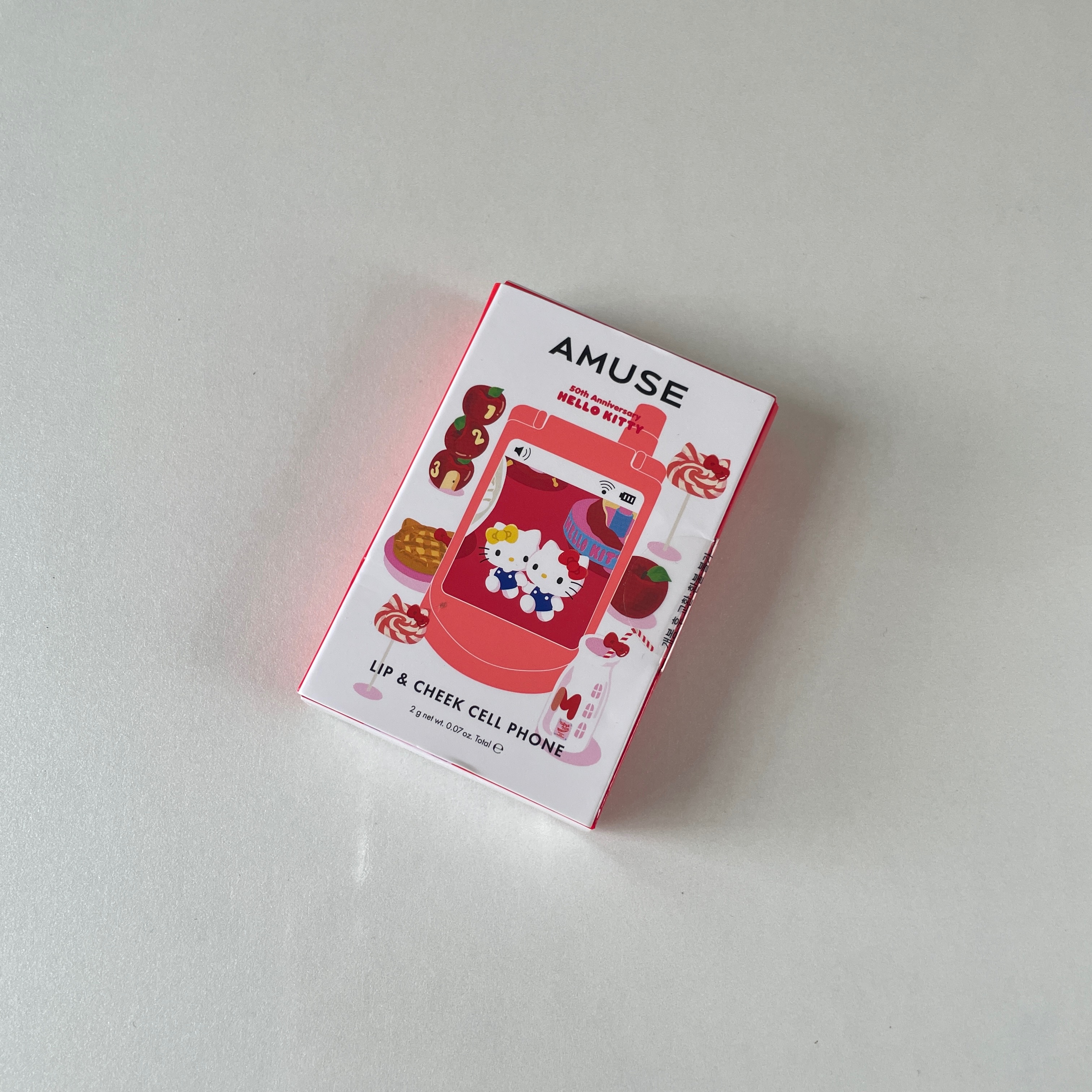 Amuse x HelloKitty 復古電話唇頰兩用盤