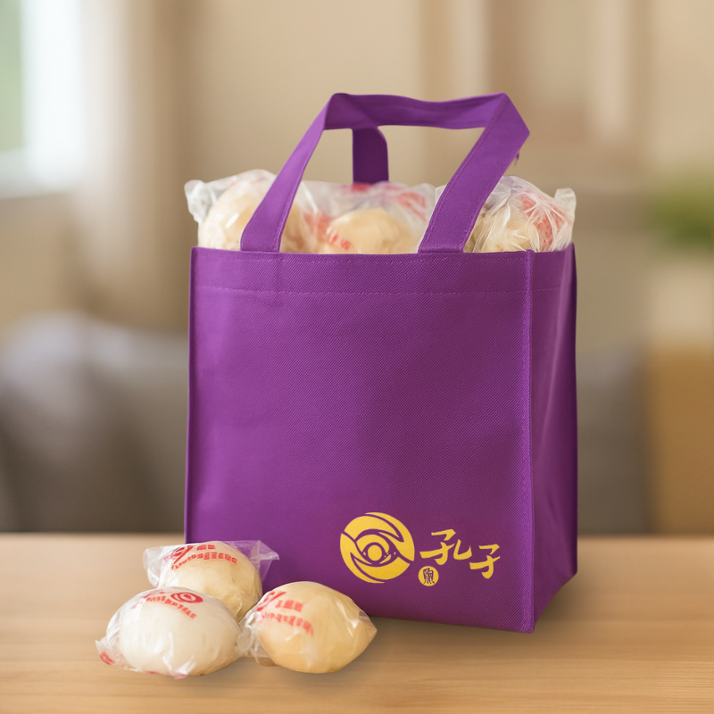 孔子饅頭 ⊕ 玩色購物袋 （皇家紫）