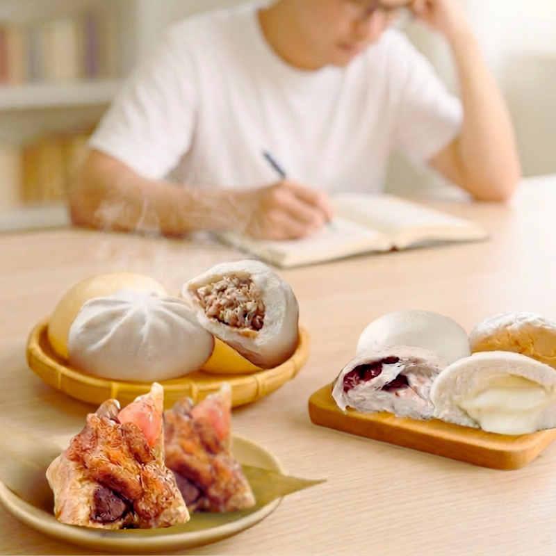包粽金榜組合 （包子+粽子+購物袋）