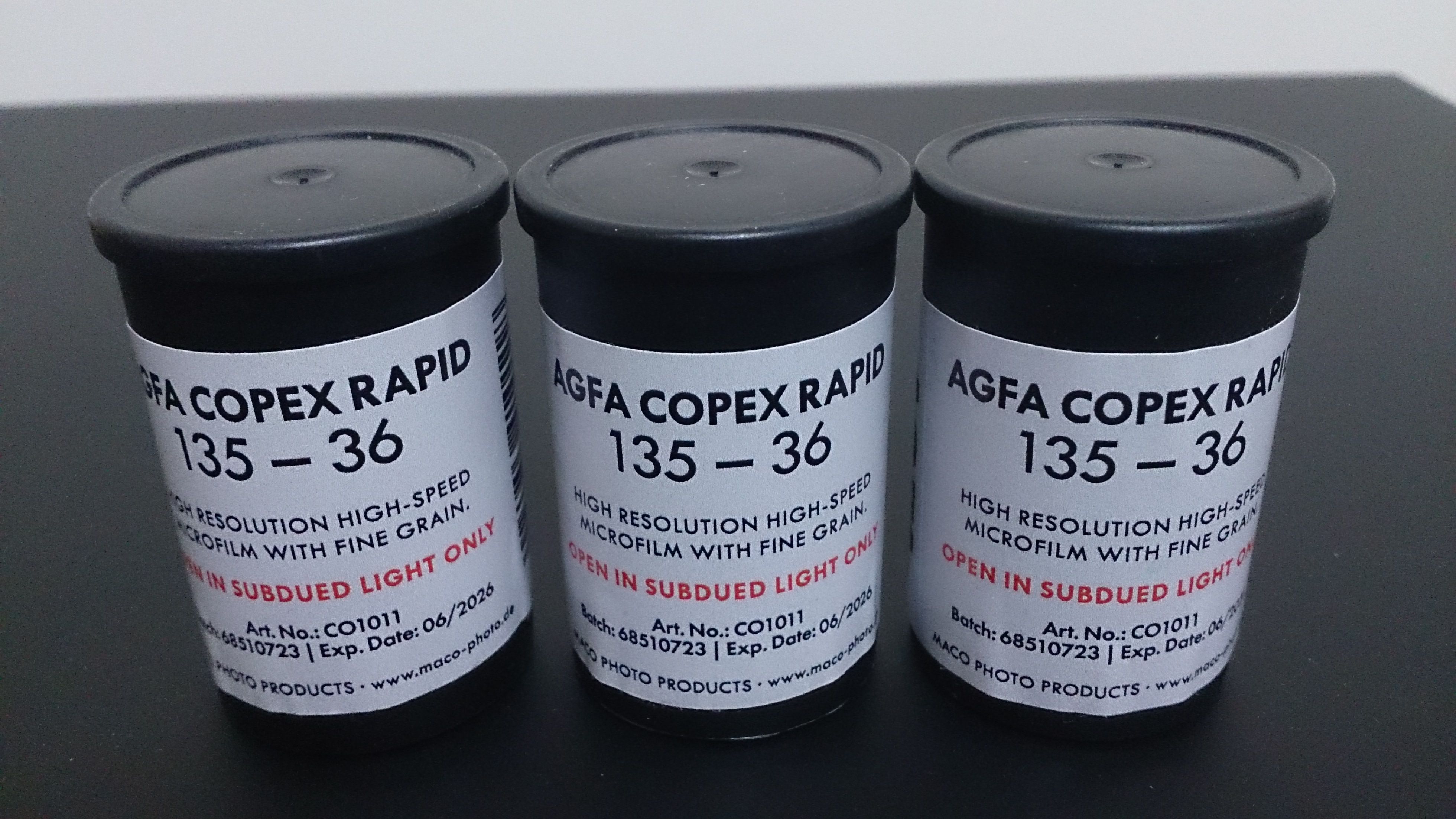 AGFA COPEX RAPID ISO50黑白底片