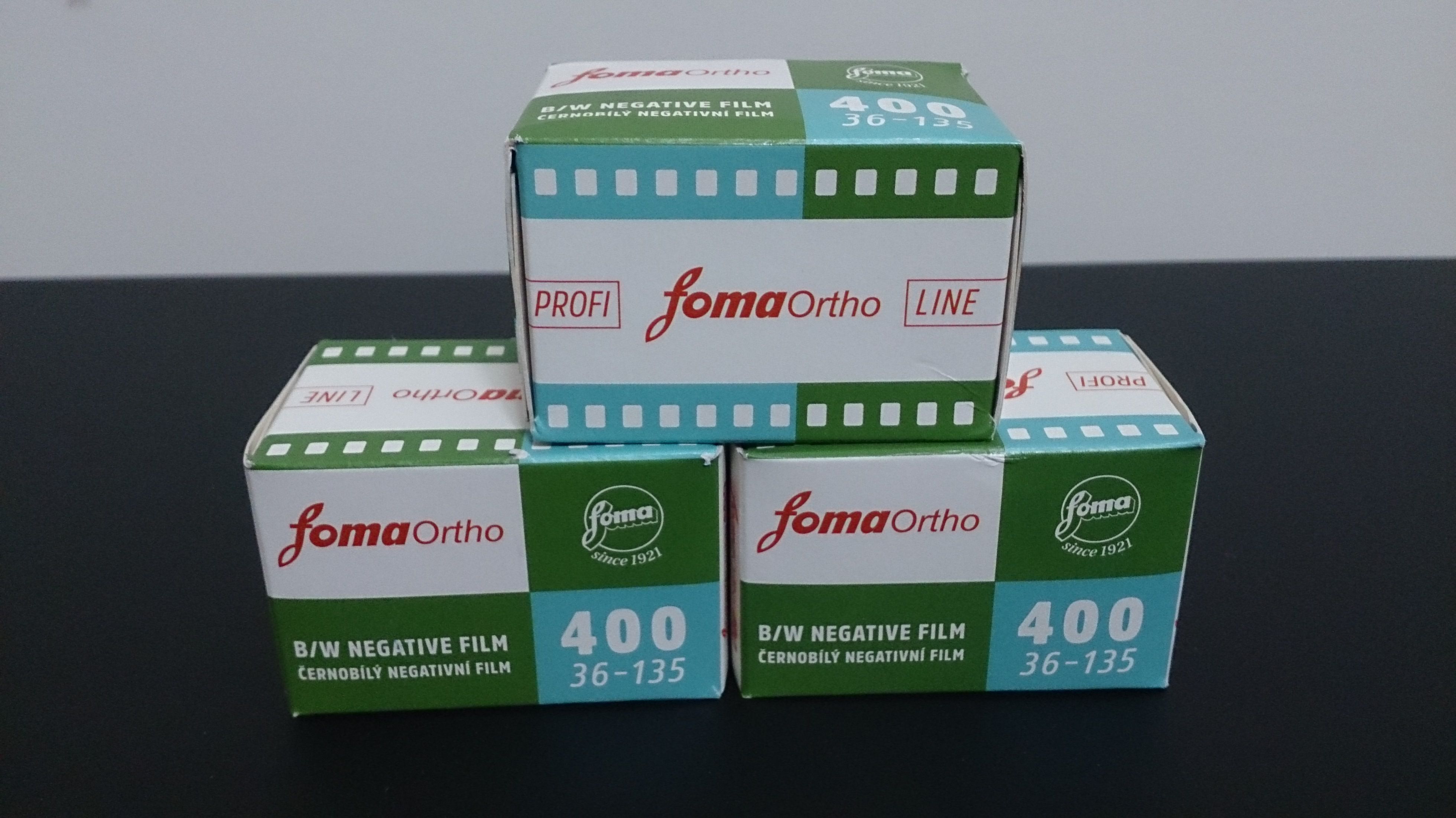 135 foma ortho 400  黑白正色負片