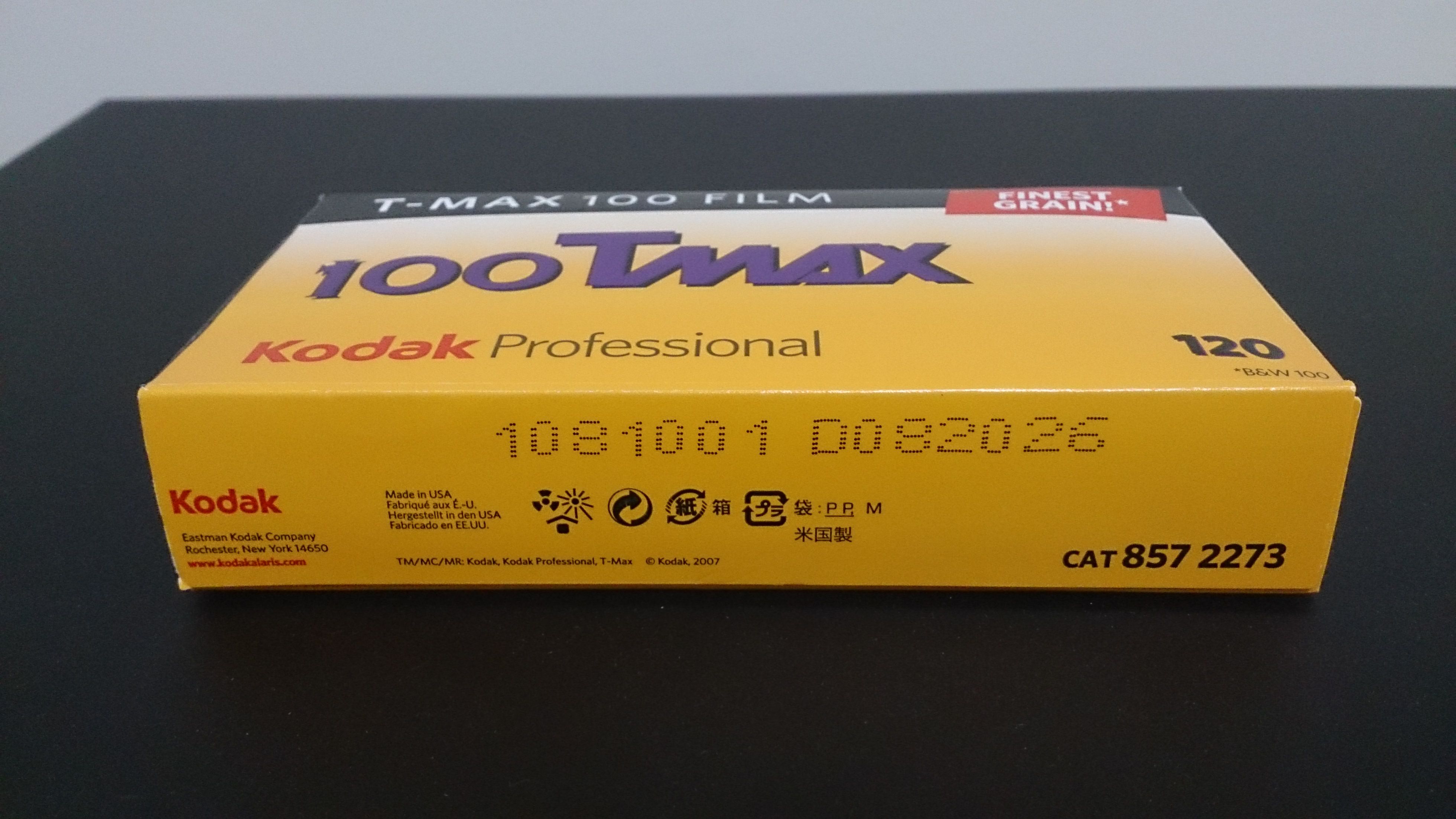 120 KODAK TMAX100 120黑白底片