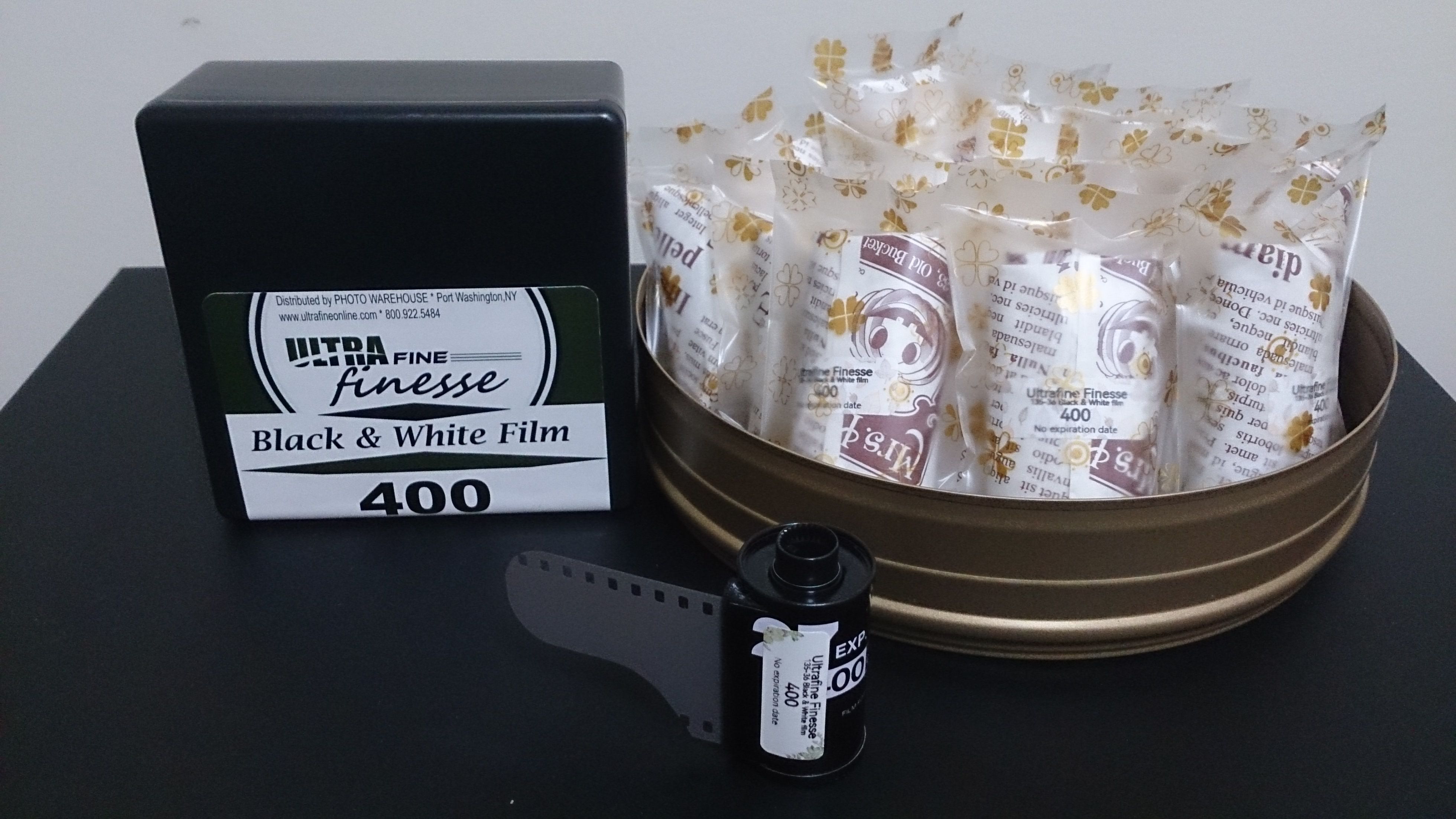 135Ultrafine finesse 400 黑白分裝底片