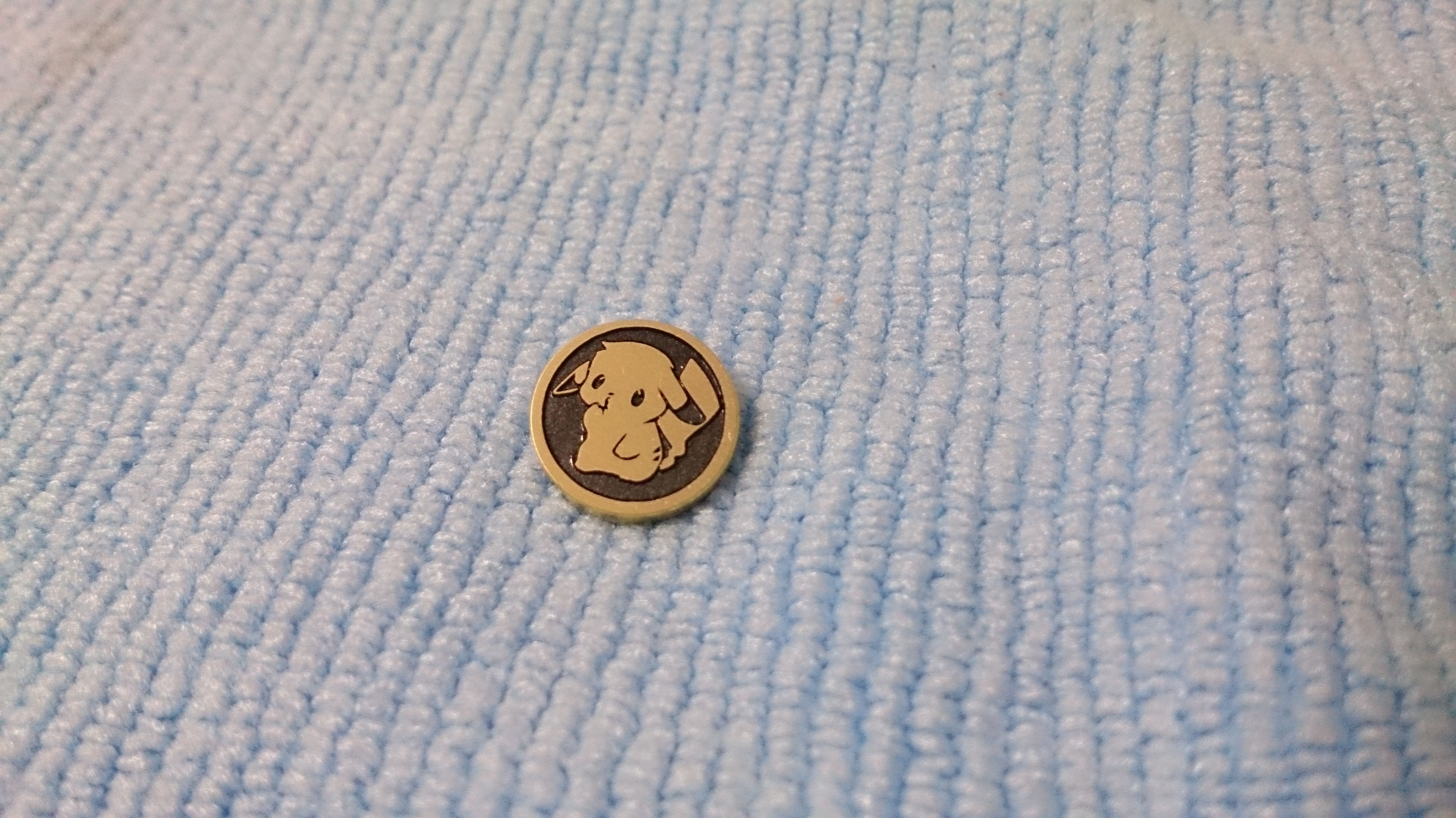 迷你精緻快門紐 皮卡丘（有螺紋）