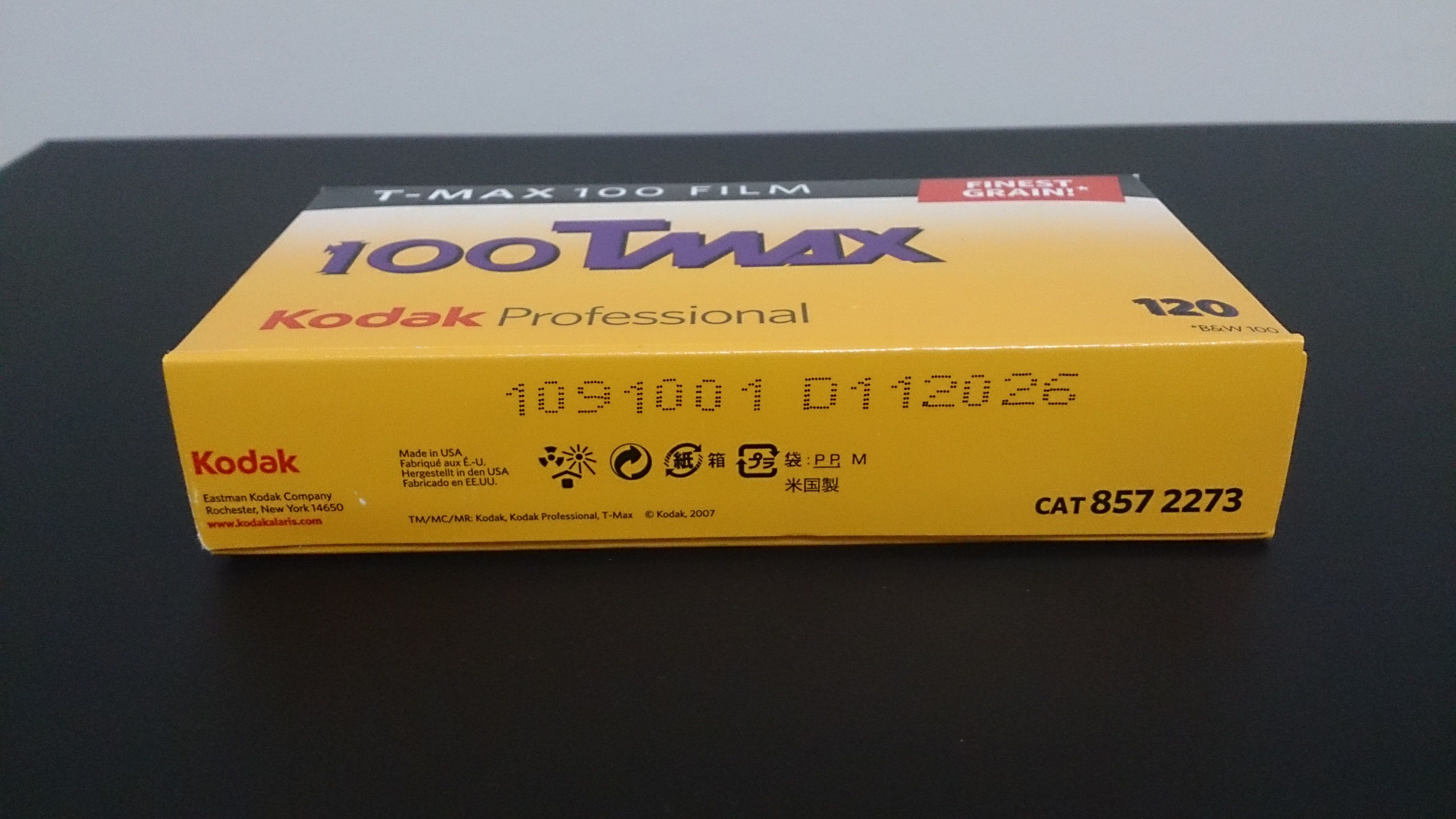 120 KODAK 100TMAX 120黑白底片