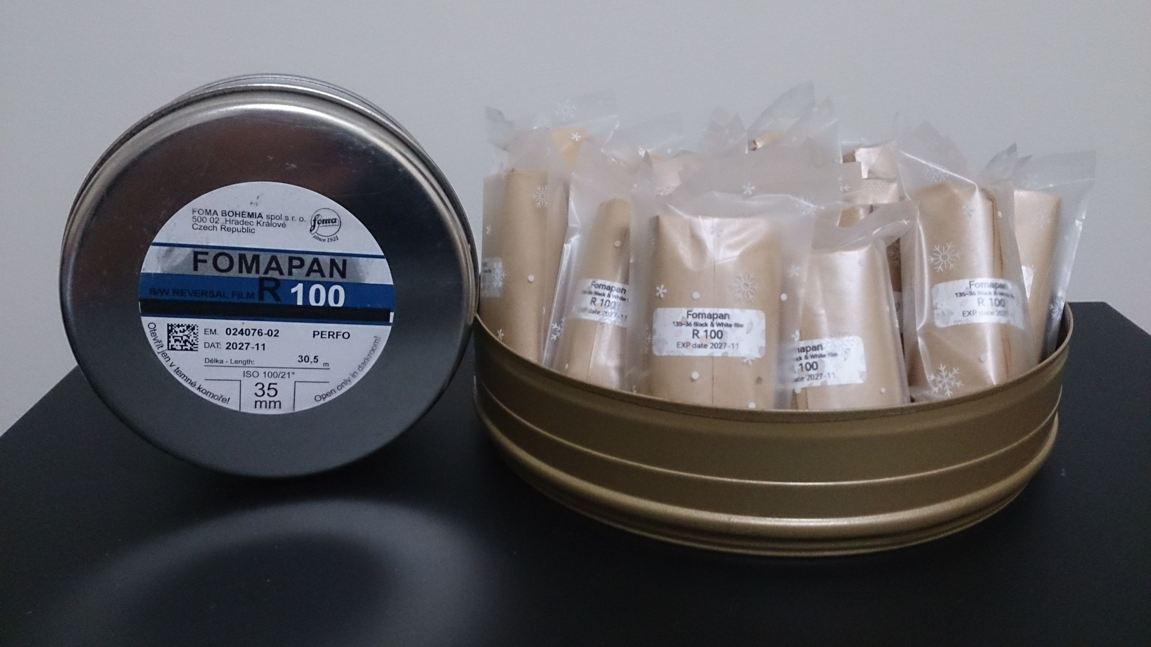 135Fomapan R 100 黑白正片分裝底片