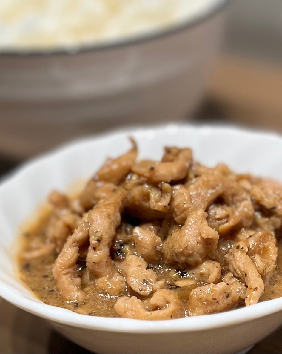 黑胡椒肉絲