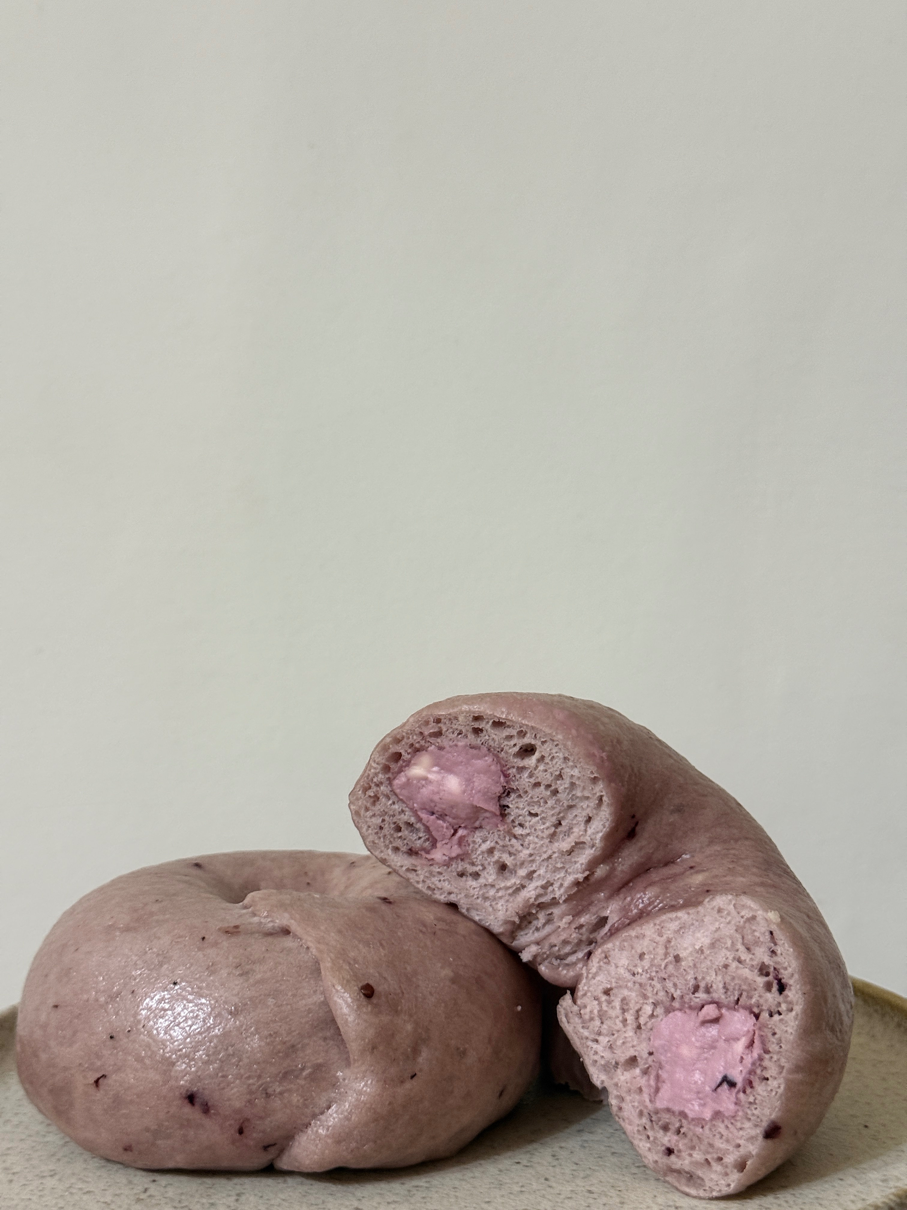 桑椹乳酪貝果 （奶素）