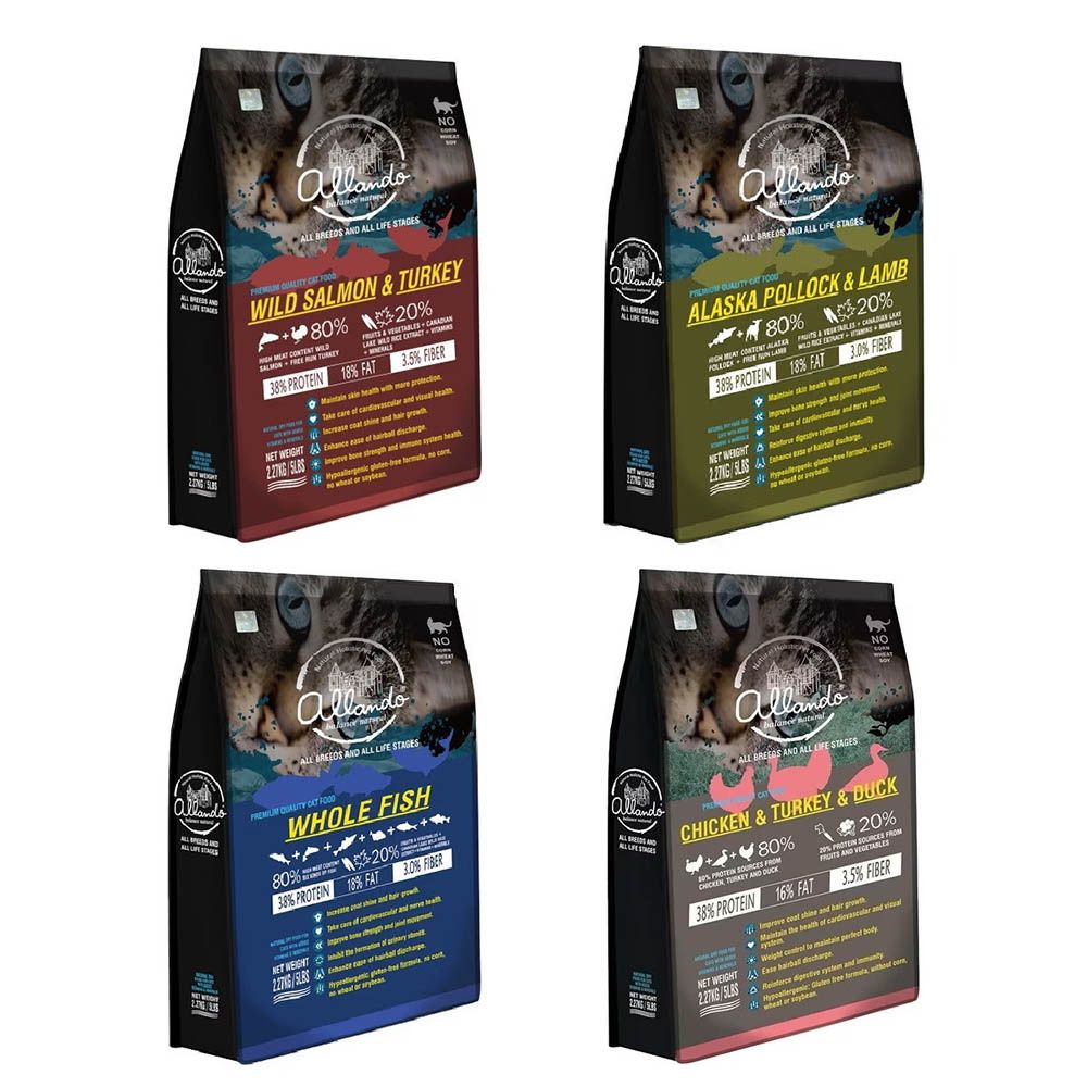 奧蘭多天然無穀貓糧｜天然全方位無穀乾糧