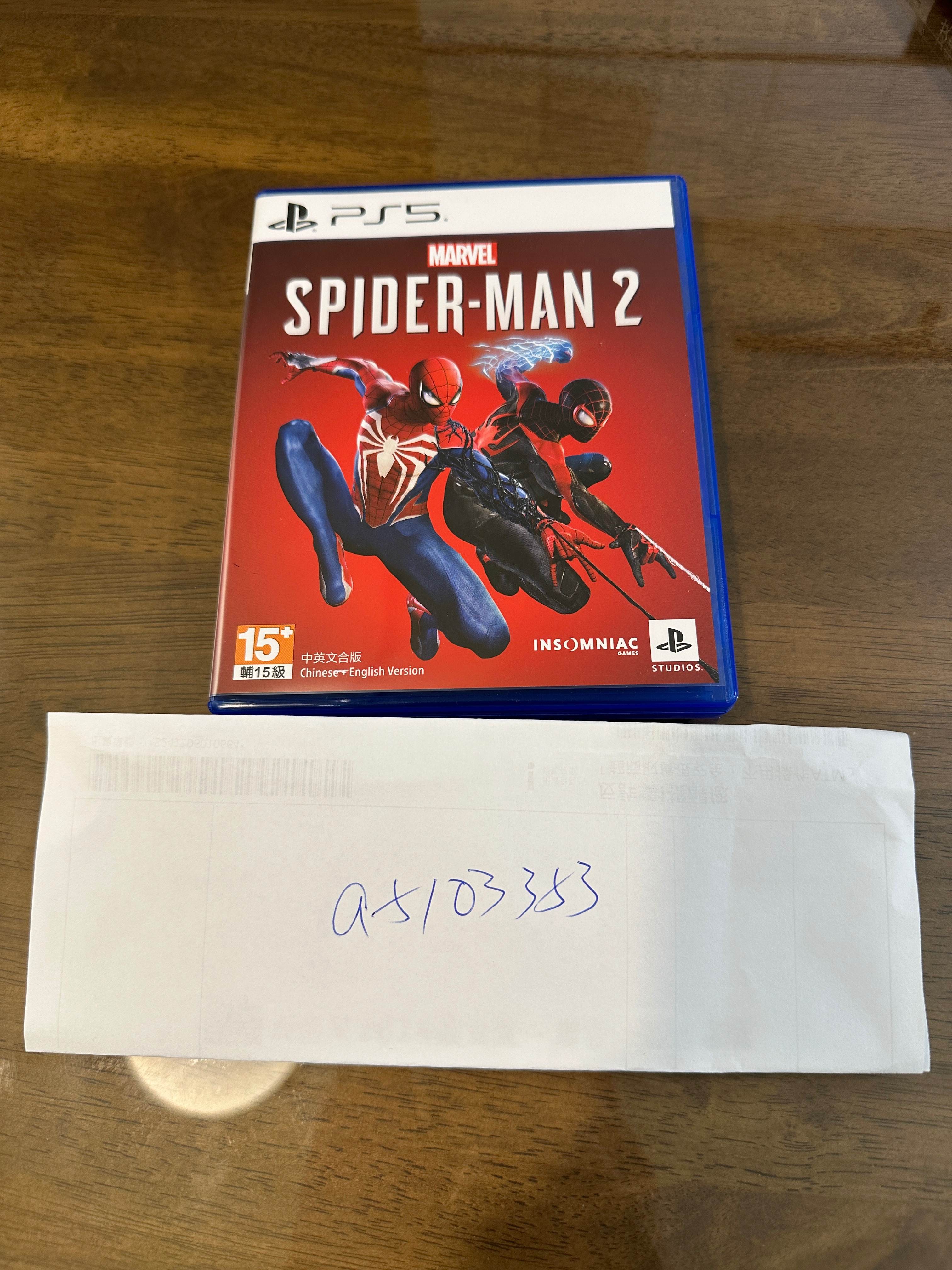 Ps5 漫威蜘蛛人2 遊戲片