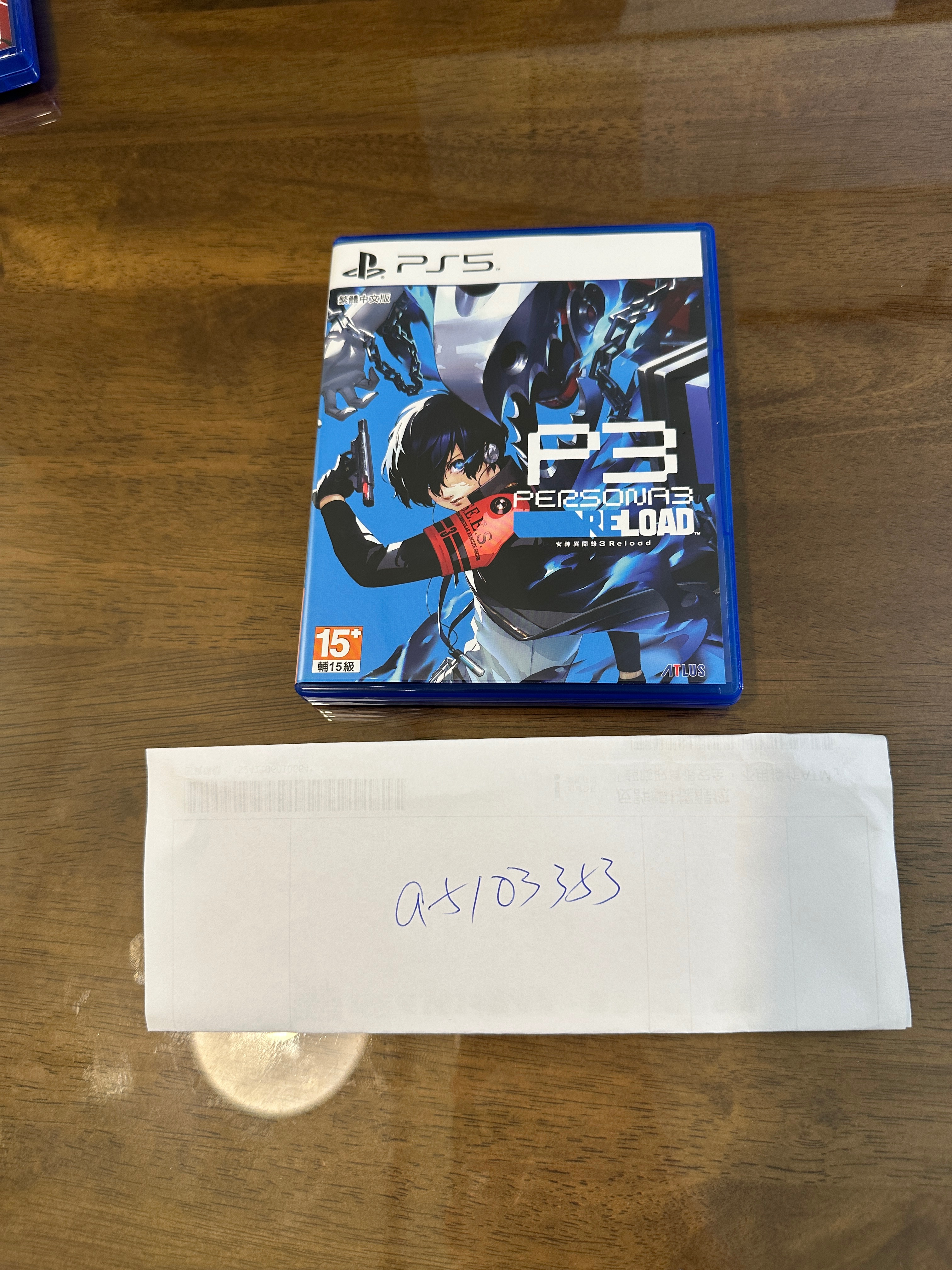 Ps5 P3R 遊戲片
