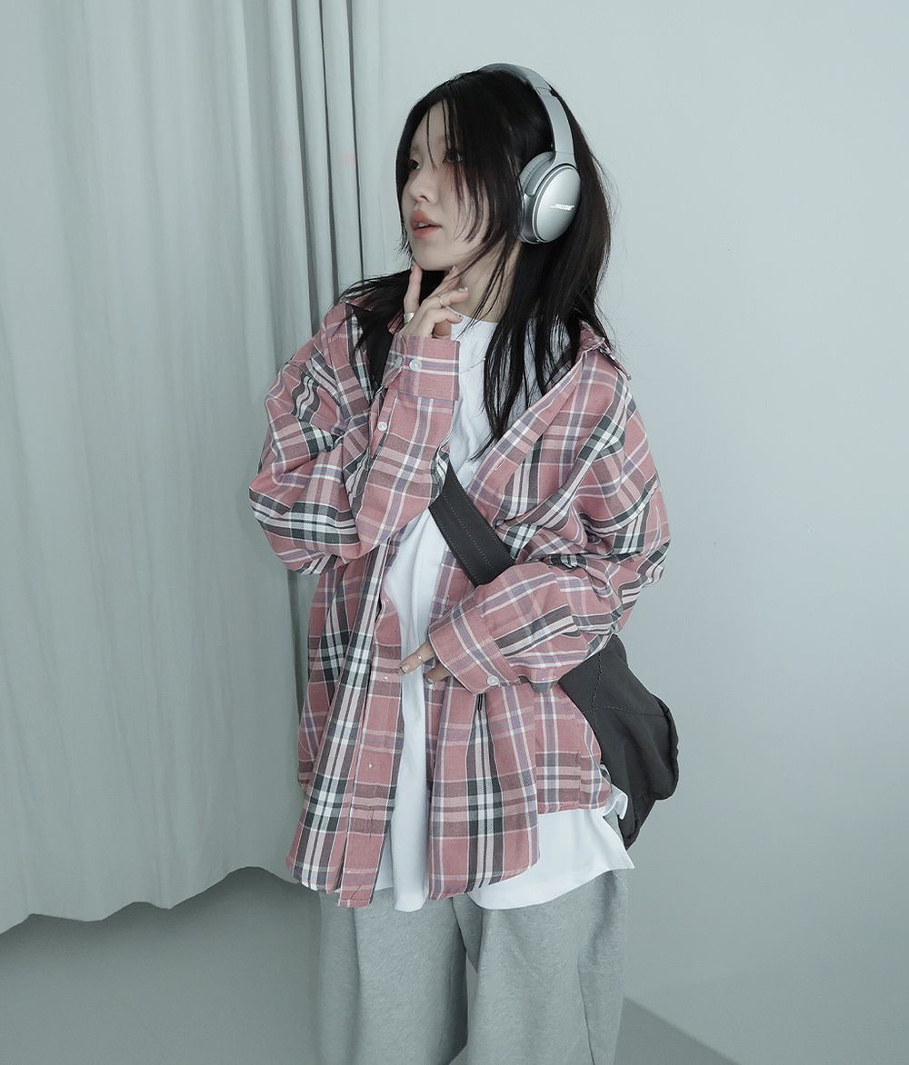 Filluminate Overfit Forest Check Shirt