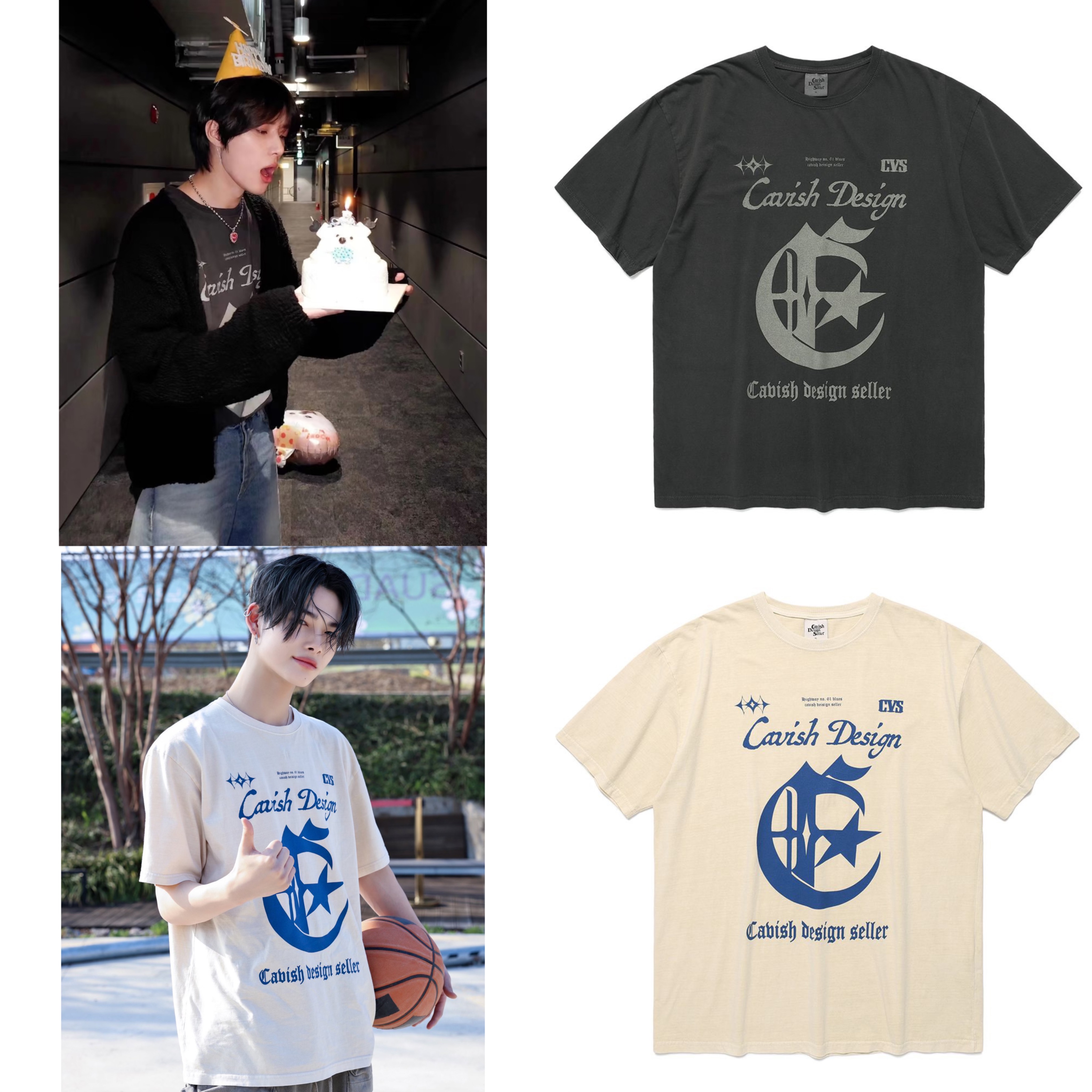 特價到3/9 23:59為止 西村力/崔杋圭/黃鉉辰同款 Cavish PIGMENT CENTURY SS TEE