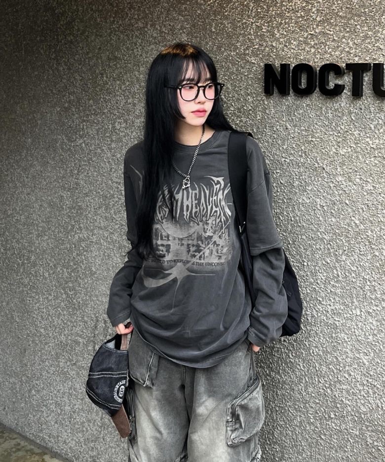 CPGN VISIONARY 레이어드 피그먼트 롱슬리브