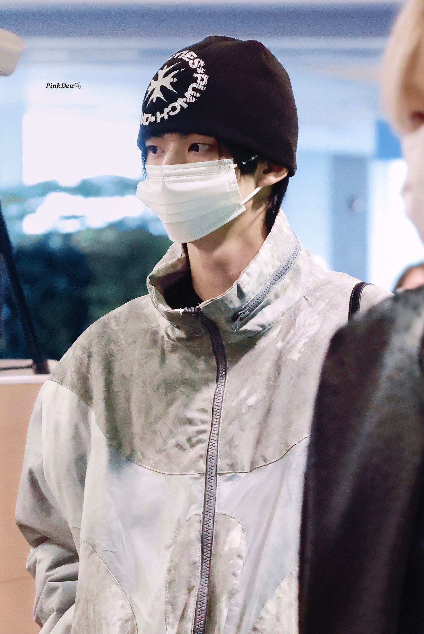 PUNCH DRUNK PARTIES Gyeolsoc Silicone Print Beanie