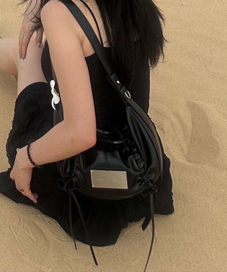 Matinkim 蝴蝶結包 HALF SHIRRING RIBBON ROUND BAG