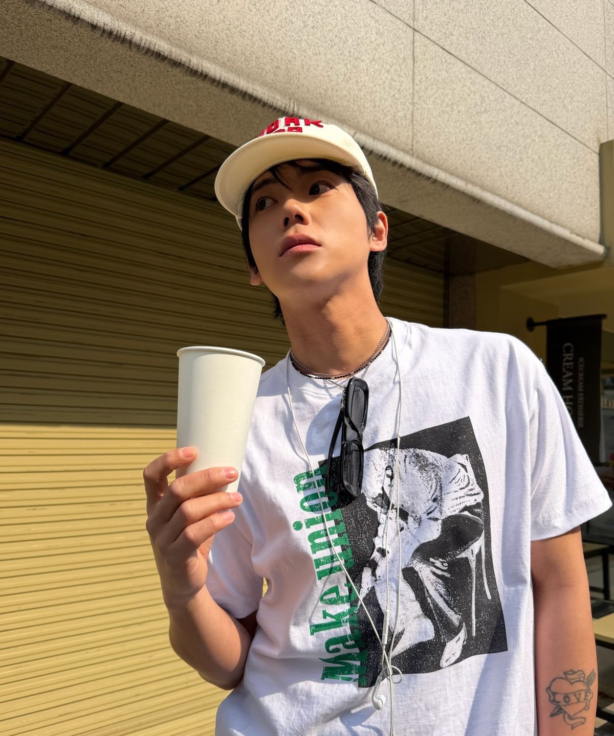 Riku同款 AMOU Trouble Half T-Shirts