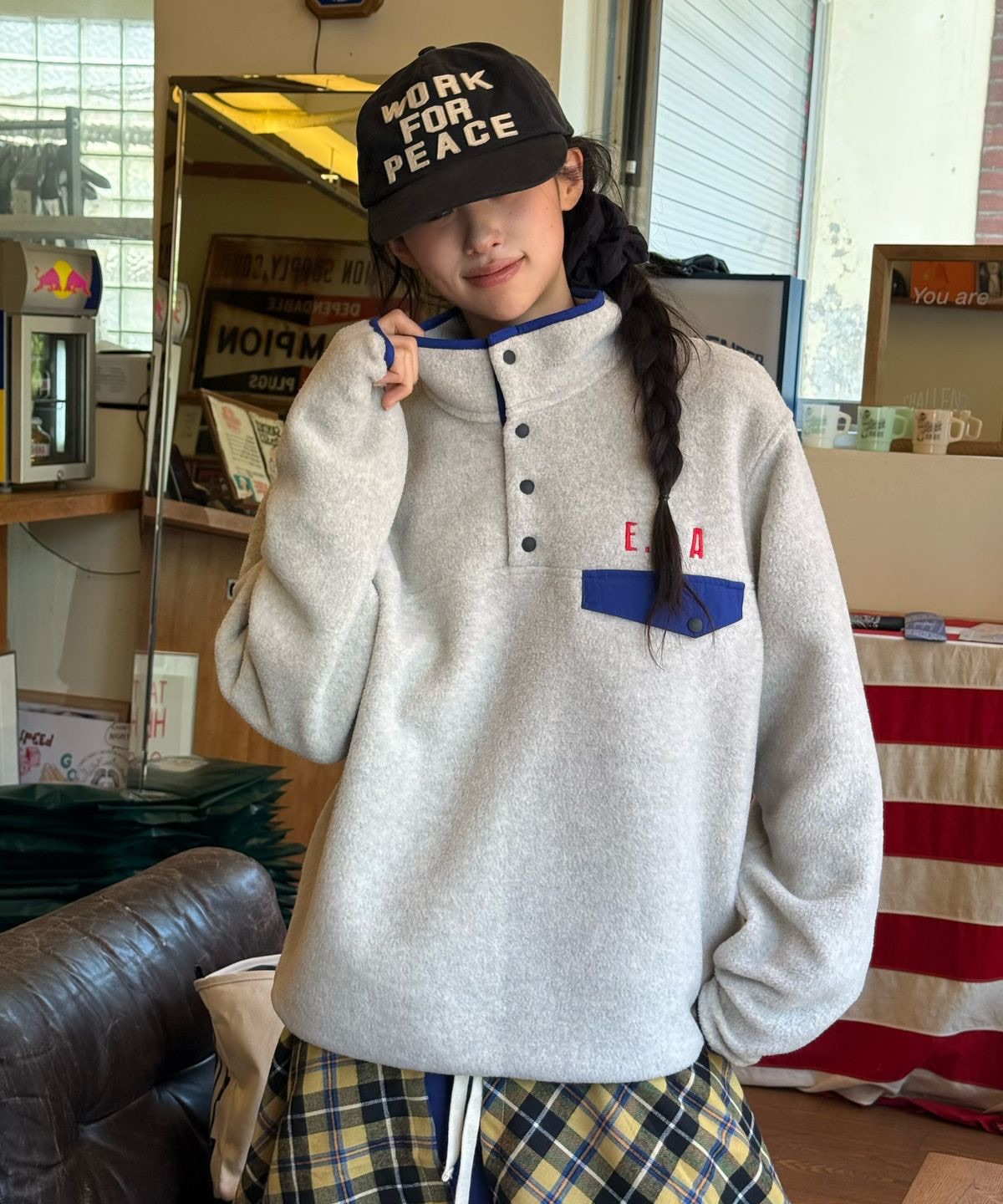 AMOU Polar Fleece Anorak