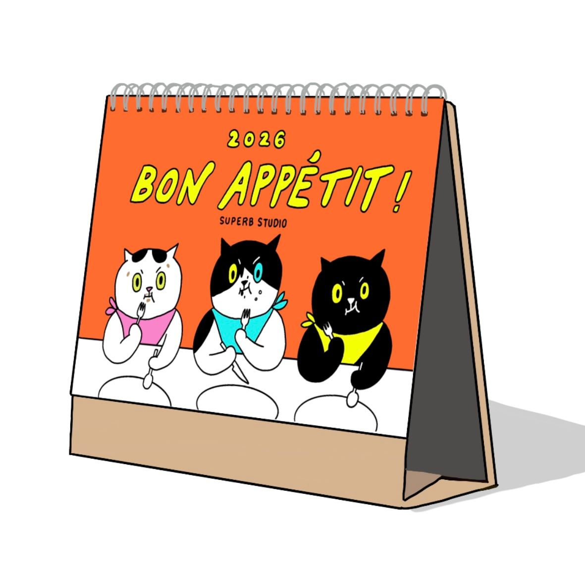 預購 2026桌曆  BON APPÉTIT 開動囉!