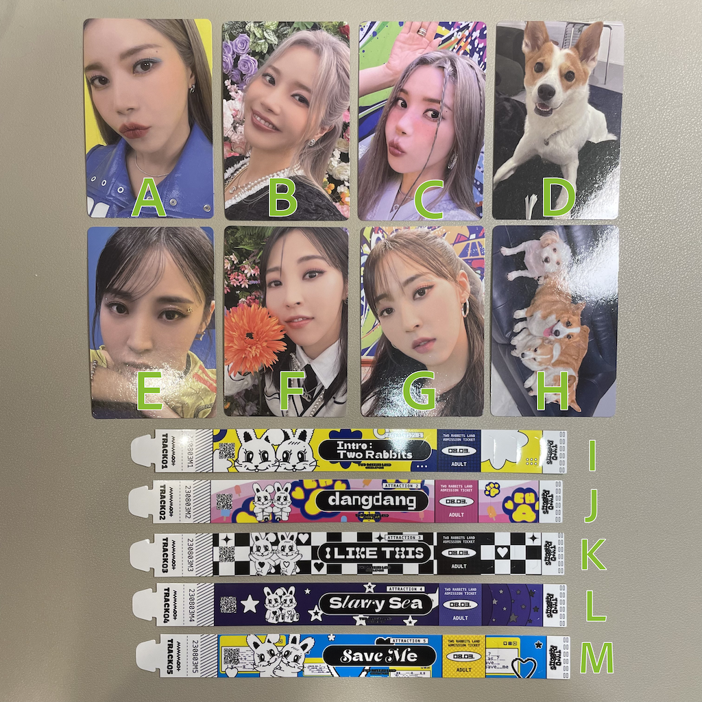 MAMAMOO+ TWO RABBITS main 小卡