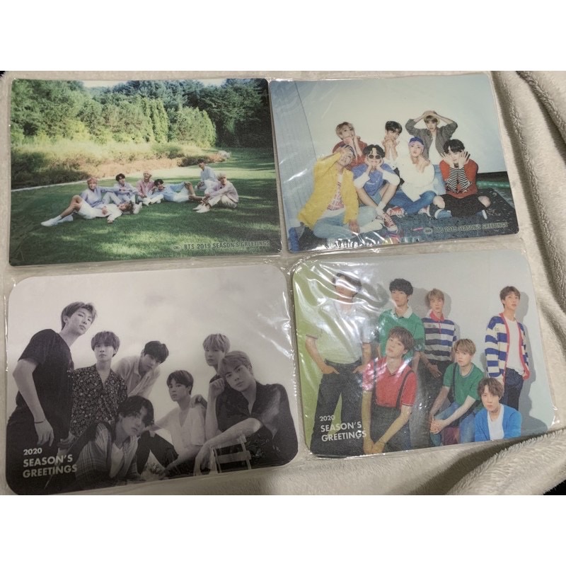 全新現貨 官方正版 滑鼠墊 BTS 防彈少年團 官商限定 特典 2019 2020 SG 年曆 Weverse