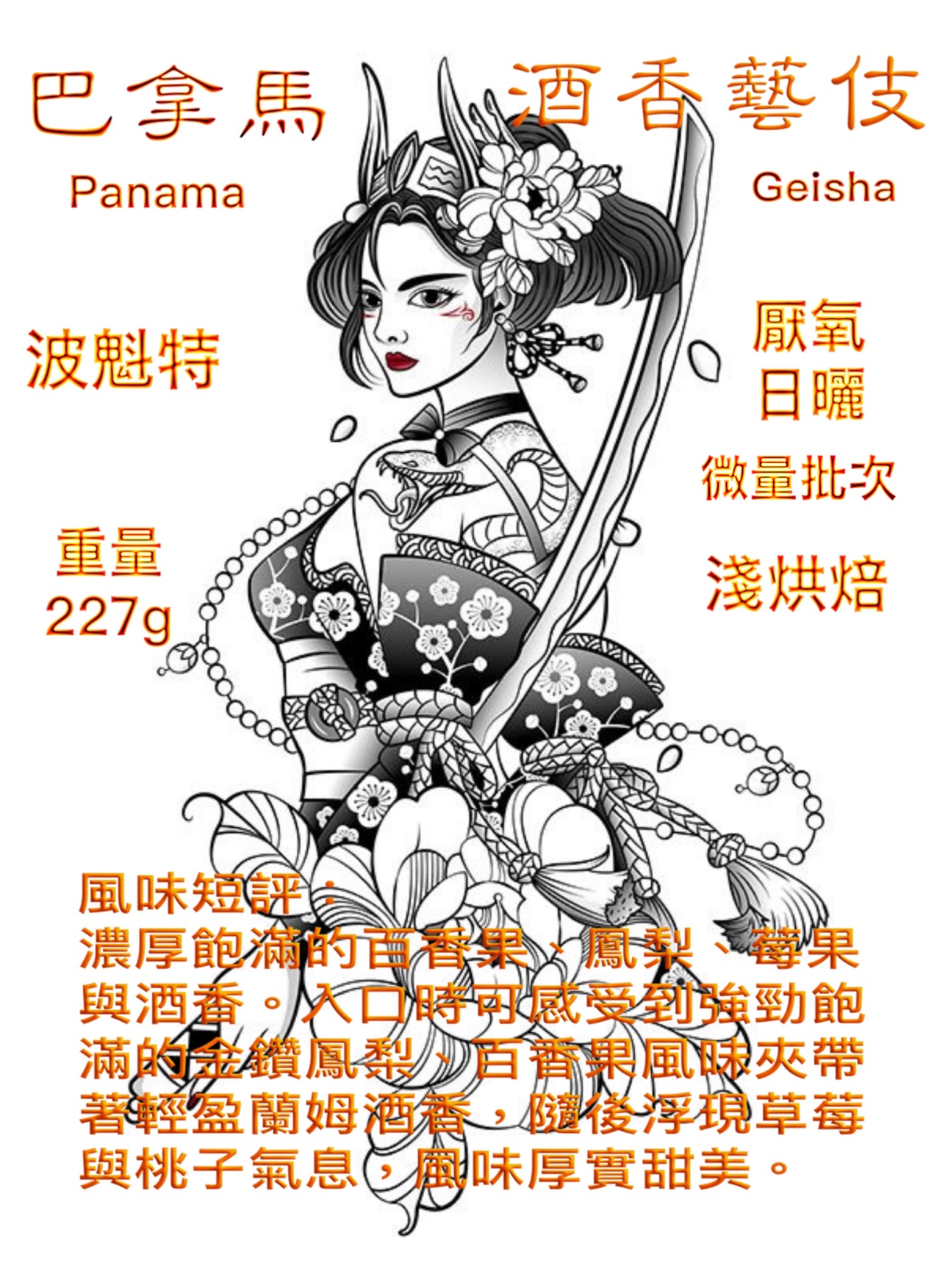 巴拿馬 酒香藝伎Geisha 厭氧日曬