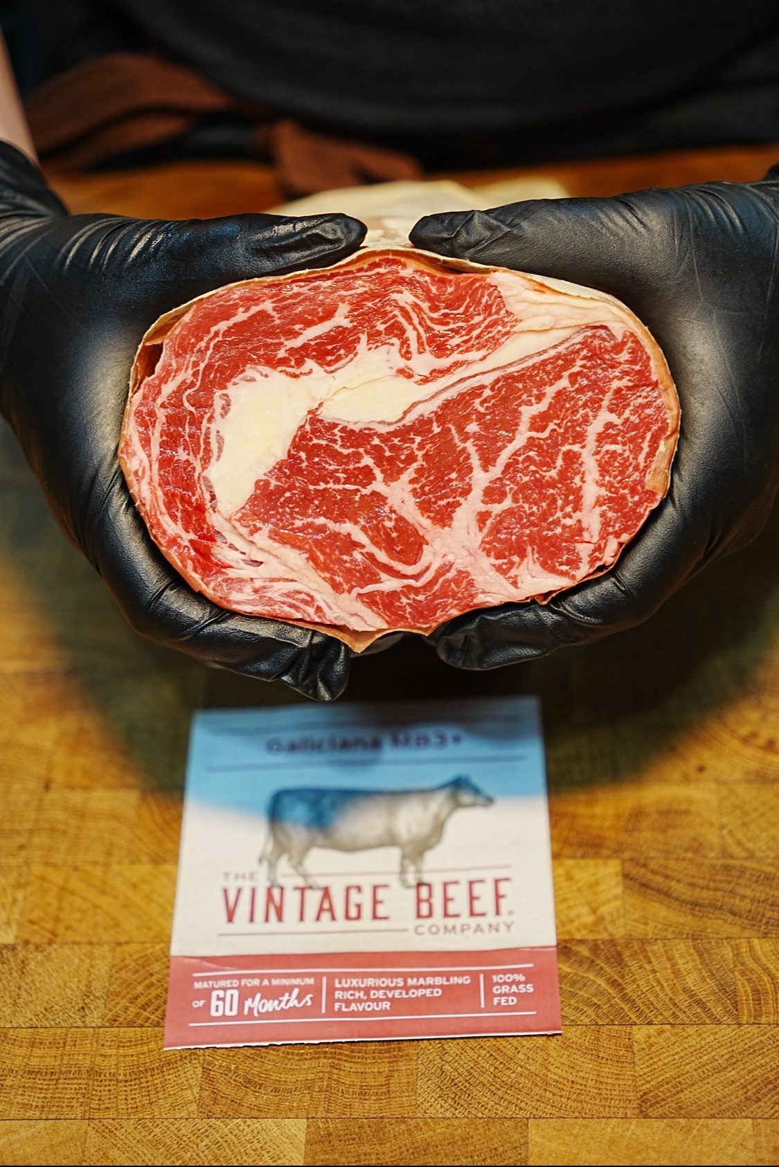 澳洲Vintage Beef Co 5歲草飼老牛肋眼牛排（3cm約3片左右）濕式熟成7/9號出貨也有冷藏原肉